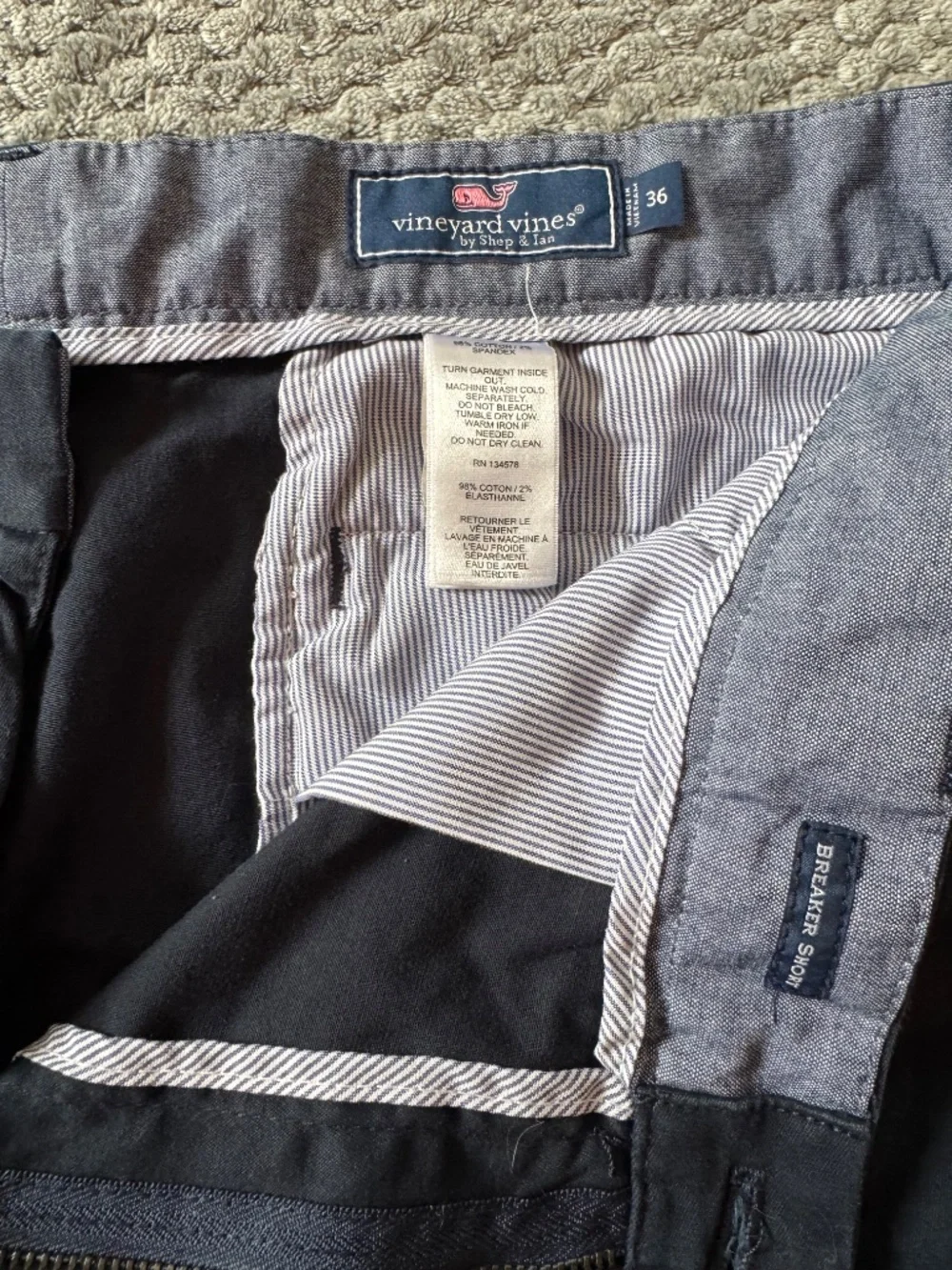 Vineyard Vines Mens Chinos Shorts Size 36